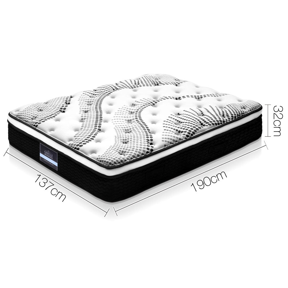 Bedding Double Size Euro Spring Foam Mattress - image2