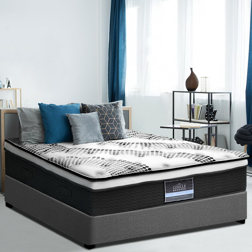 Bedding Double Size Euro Spring Foam Mattress - image7