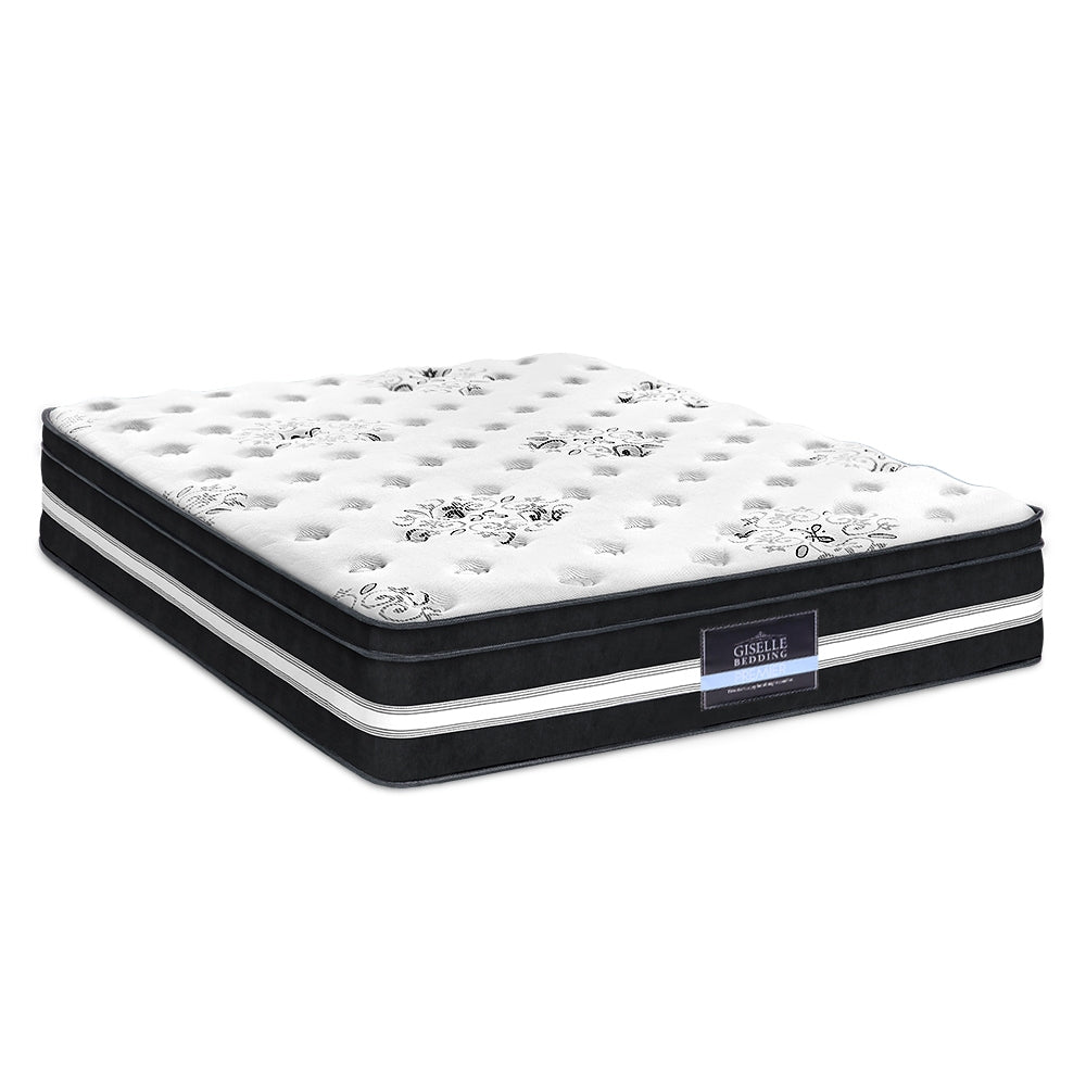 Bedding Double Size Cool Gel Memory Foam Spring Mattress - image1