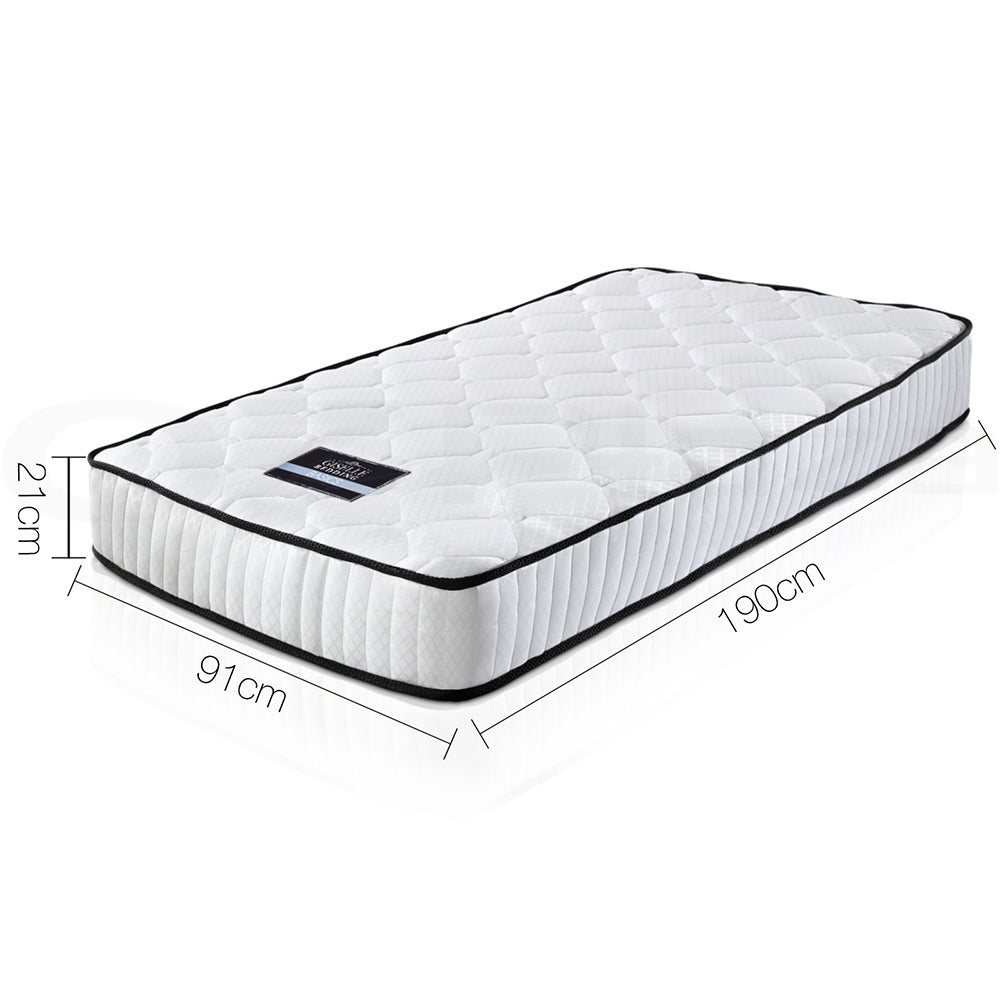 Bedding Peyton Pocket Spring Mattress 21cm Thick ‚Äì Single - image2