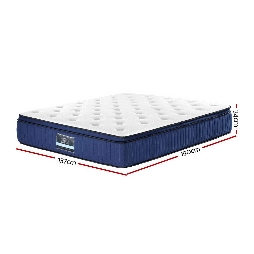 Bedding Franky Euro Top Cool Gel Pocket Spring Mattress 34cm Thick ‚Äì Double - image2