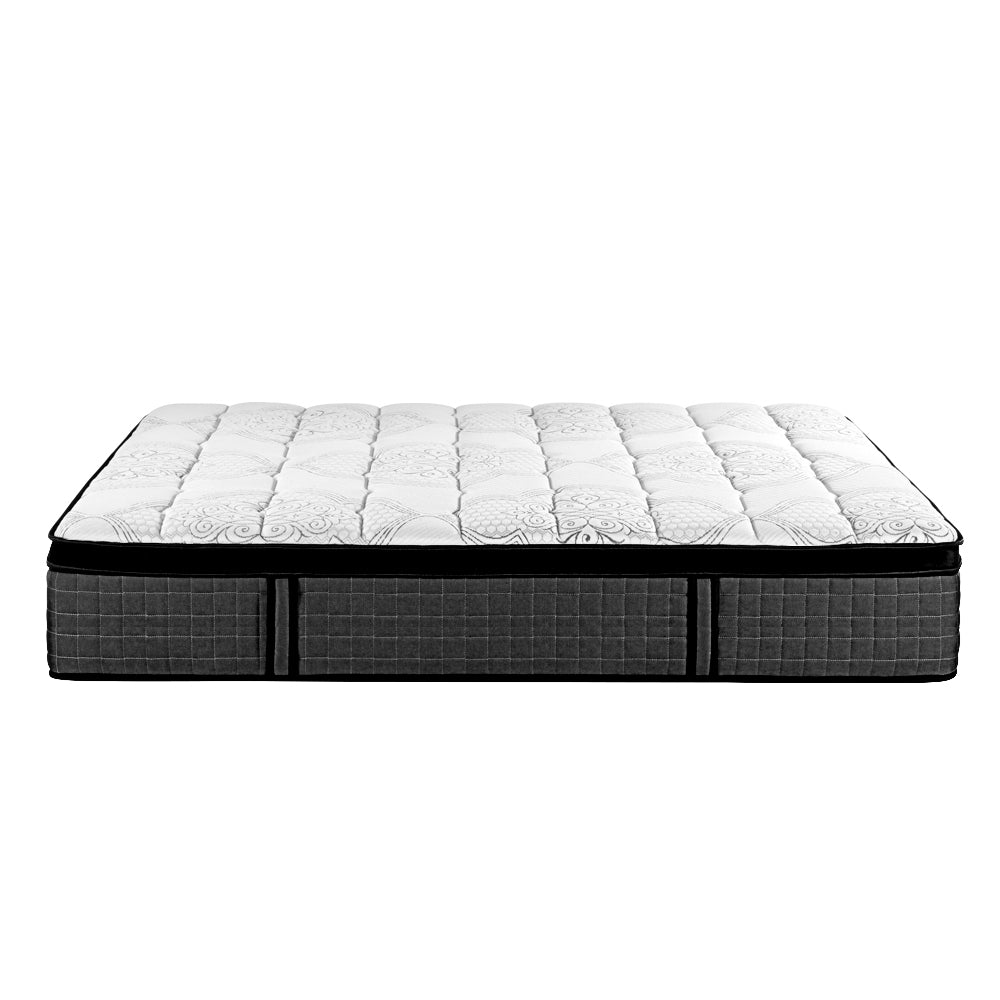 Mattress 9 Zone Pocket Spring Latex Foam Medium Firm 34cm King Single - image4