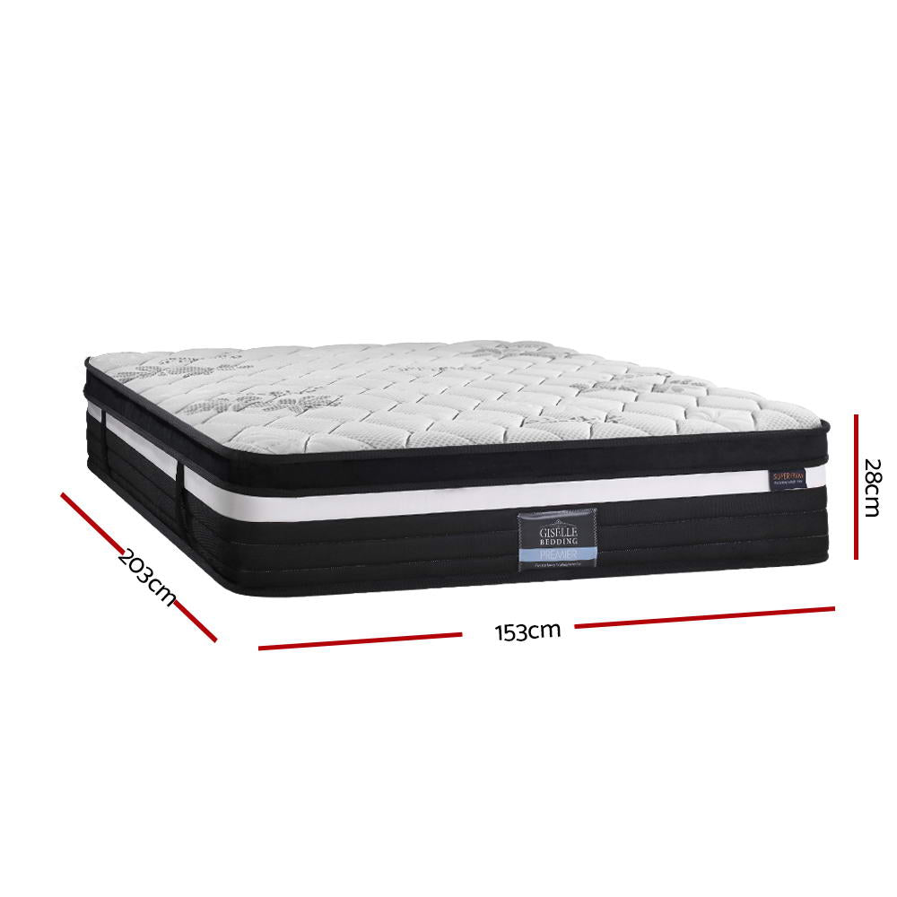 Bedding Regine Euro Top Pocket Spring Mattress 28cm Thick - Queen - image2