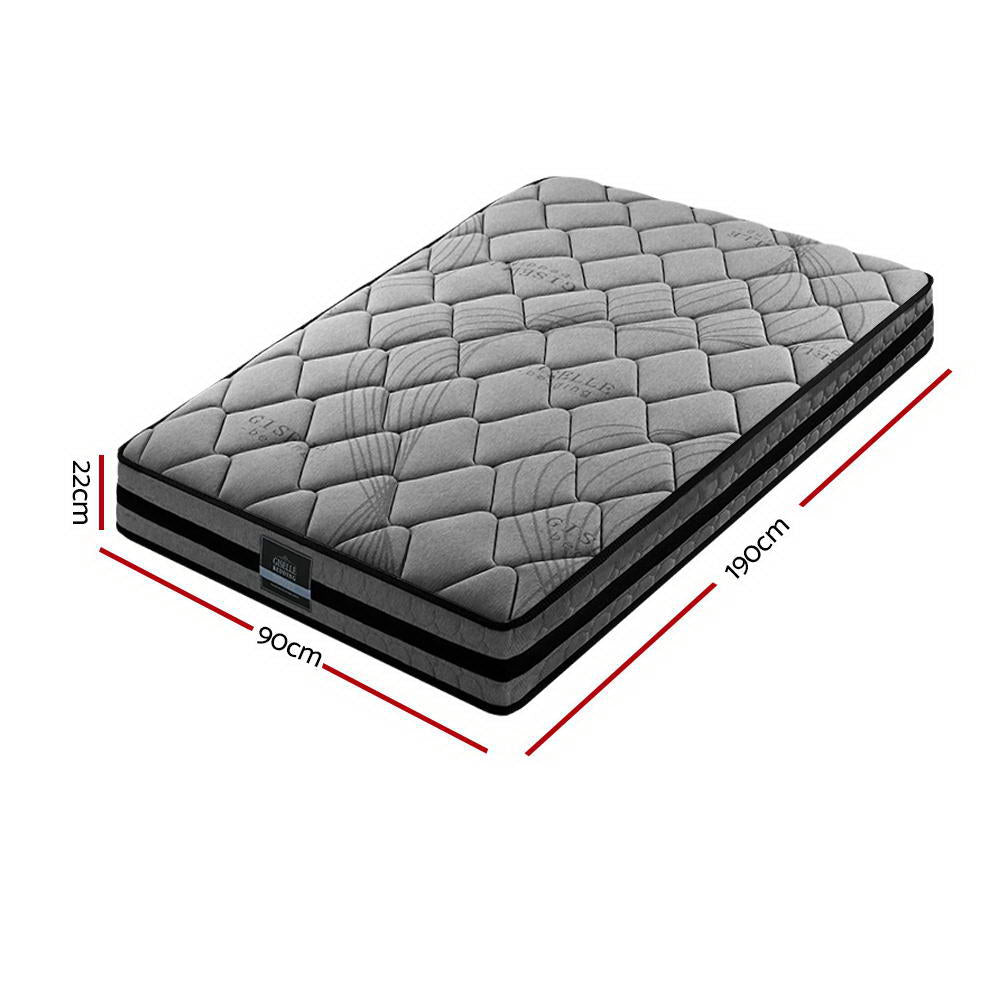 Bedding Wendell Pocket Spring Mattress 22cm Thick ‚Äì Single - image2