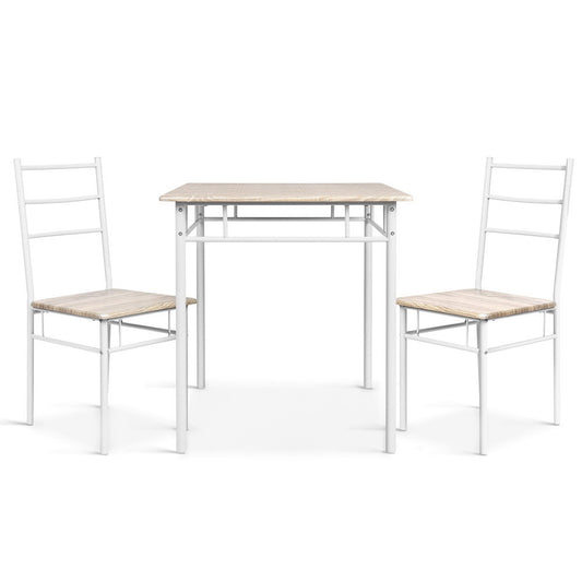 3 Piece Dining Set - Natural - image1