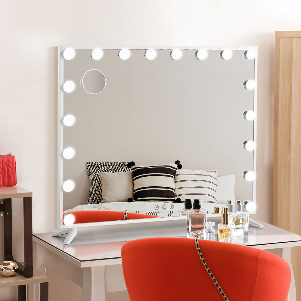 Embellir Makeup Mirror with Light LED Hollywood Vanity Dimmable Wall Mirrors - image8
