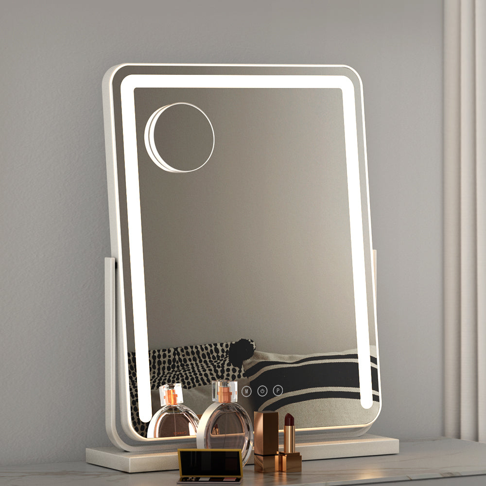 Embellir Makeup Mirror with Lights Hollywood Vanity LED Mirrors White 40X50CM - image8