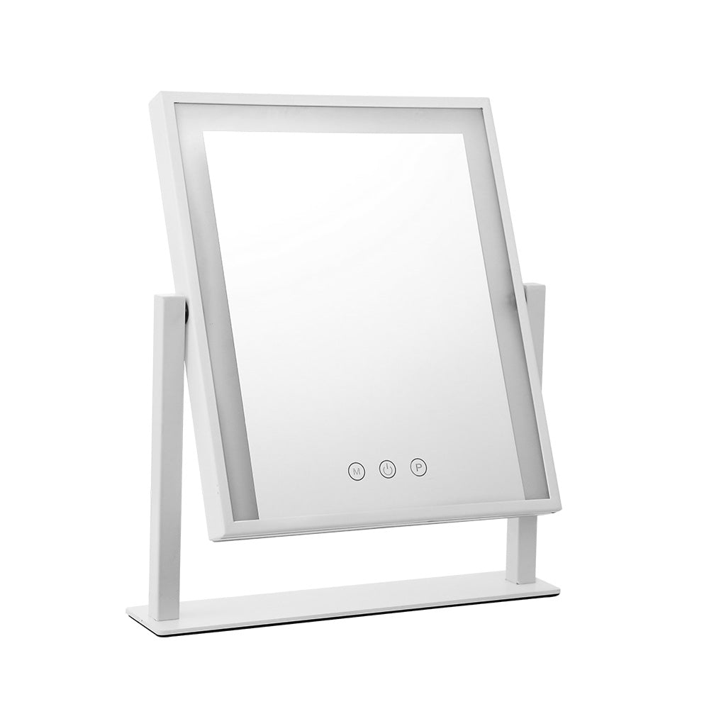 Hollywood Makeup Mirror with Dimmable Bulb Lighted Dressing Mirror - image1