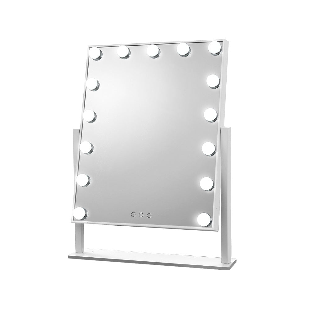 Hollywood Makeup Mirror with 15 Dimmable Bulb Lighted Dressing Mirror - image1