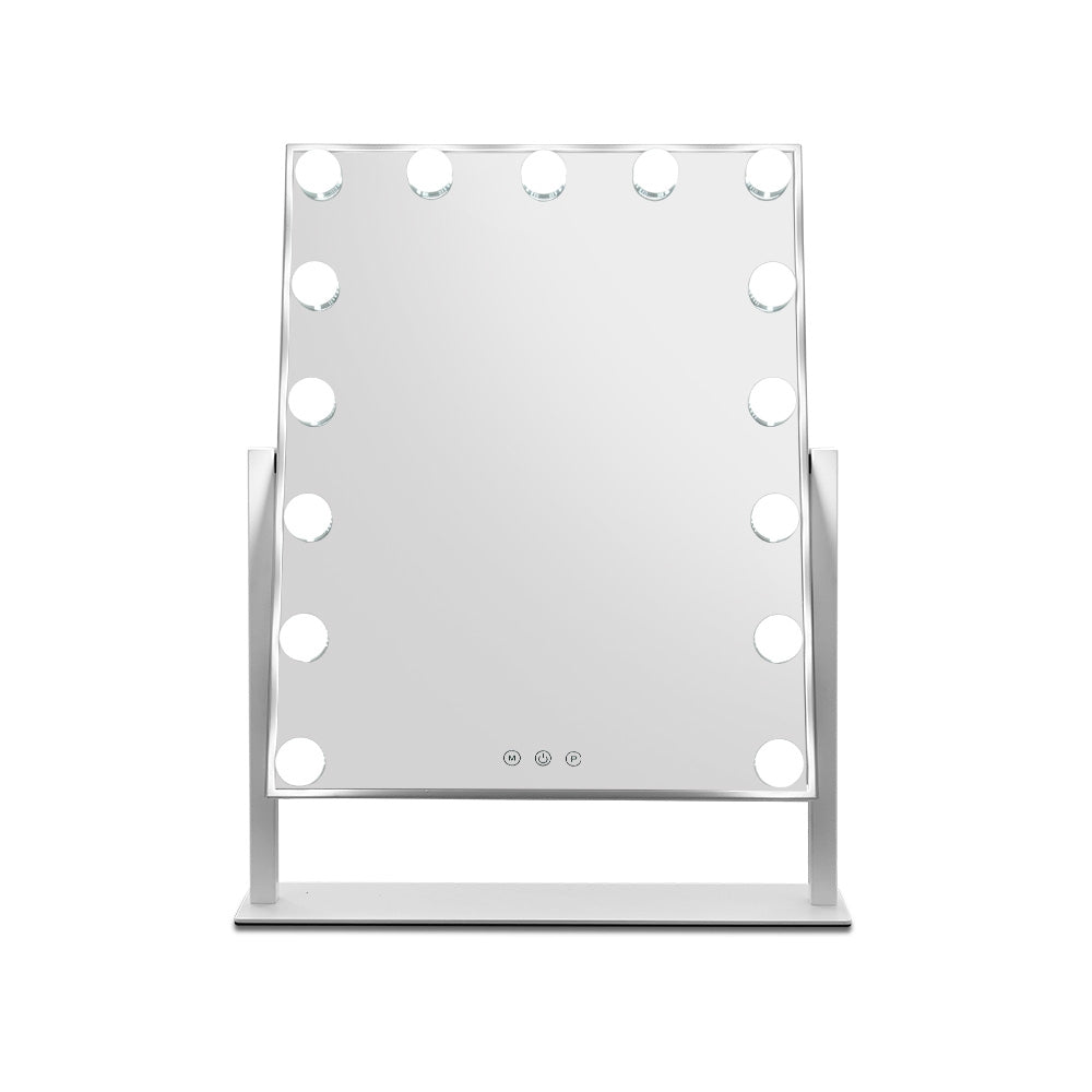 Hollywood Makeup Mirror with 15 Dimmable Bulb Lighted Dressing Mirror - image3