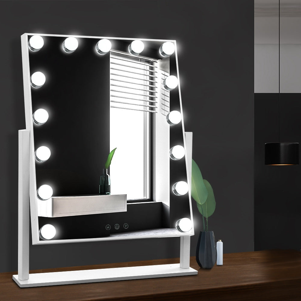 Hollywood Makeup Mirror with 15 Dimmable Bulb Lighted Dressing Mirror - image7