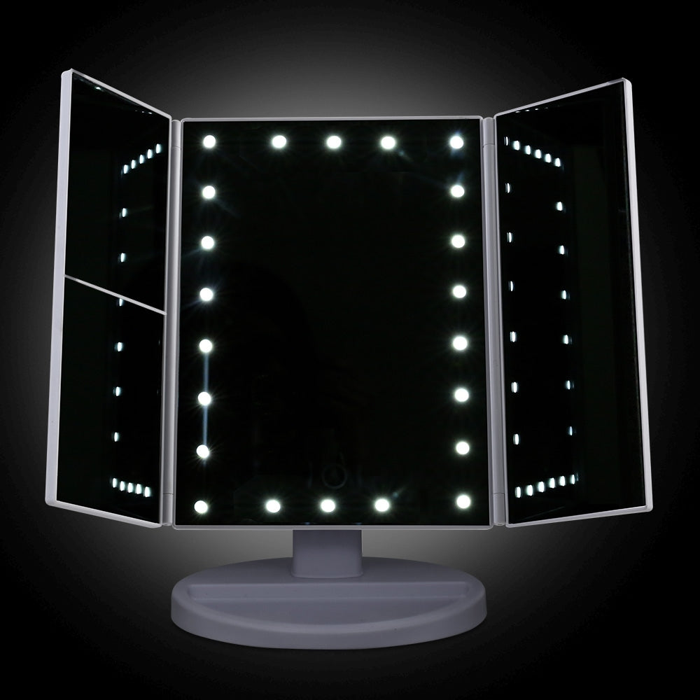 LED Tri-Fold Make Up Mirror - image4