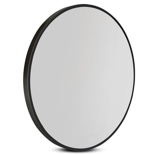 80cm Frameless Round Wall Mirror - image1