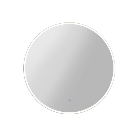LED Wall Mirror Bathroom Mirrors With Light 90CM Decor Round Decorative - image1