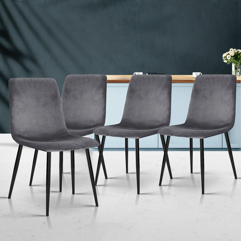 Set of 4 Modern Dining Chairs - image8