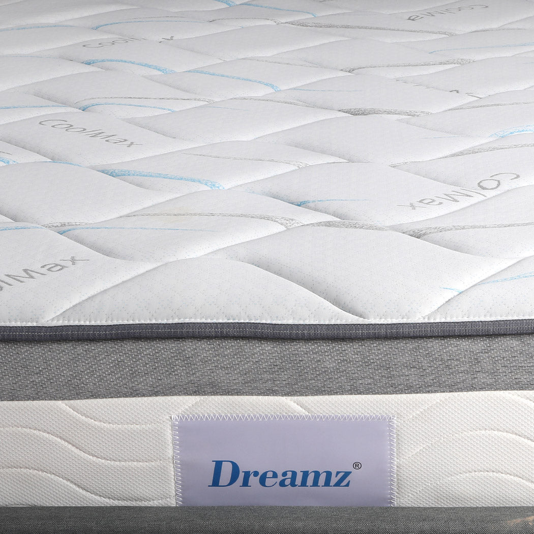 Mattress Queen Size Bed Top Pocket Spring Medium Firm Premium Foam 25CM - image6