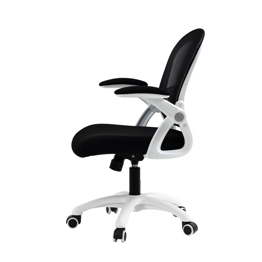 Office Chair Mesh Computer Desk Chairs Work Study Gaming Mid Back Black - image4