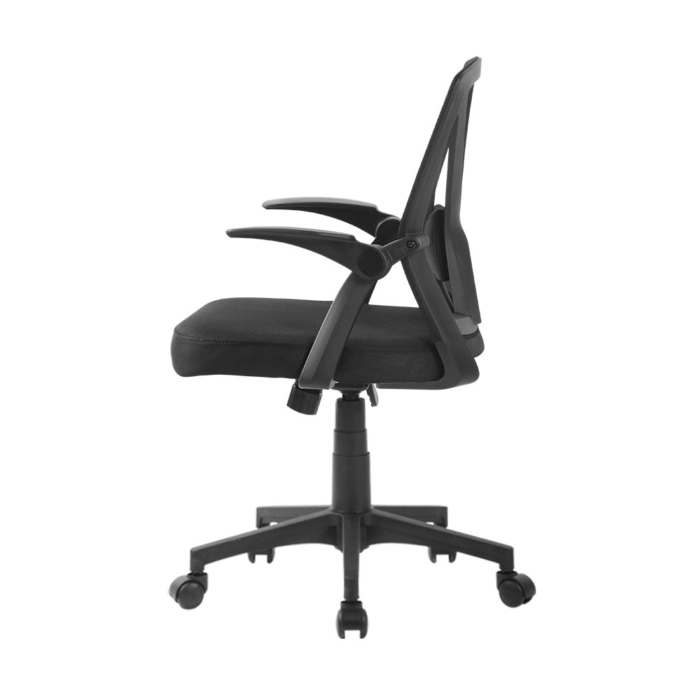 Artiss Gaming Office Chair Mesh Computer Chairs Swivel Executive Mid Back Black - image4