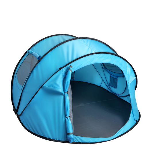 Mountview Pop Up Camping Tent Beach Outdoor Family Tents Portable 4 Person Dome - image1