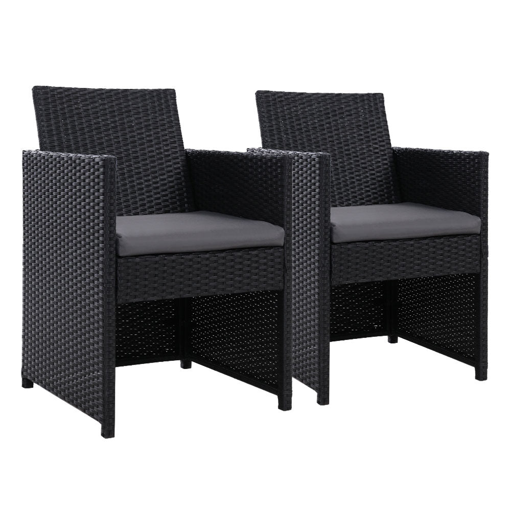 Gardeon Outdoor Chairs Dining Patio Furniture Lounge Setting Wicker Garden - image1