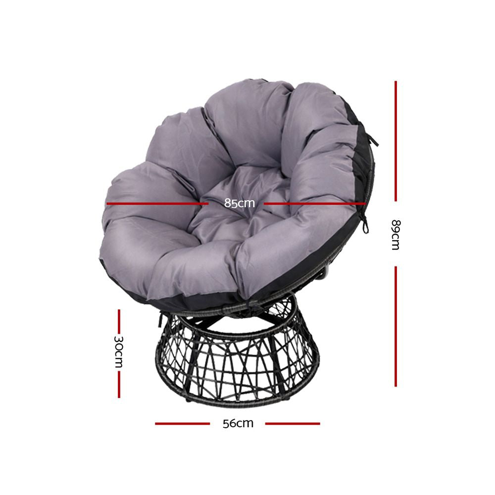 Papasan Chair - Black - image2