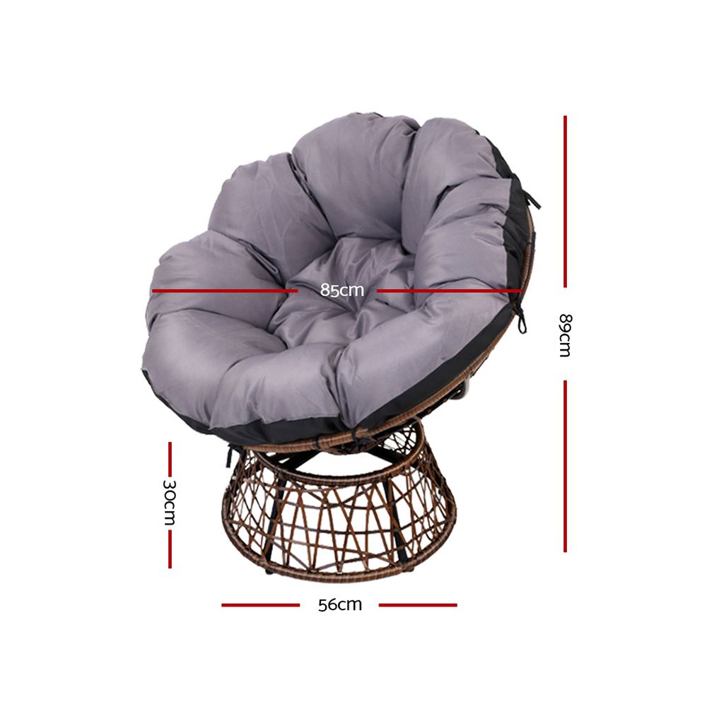 Papasan Chair - Brown - image2