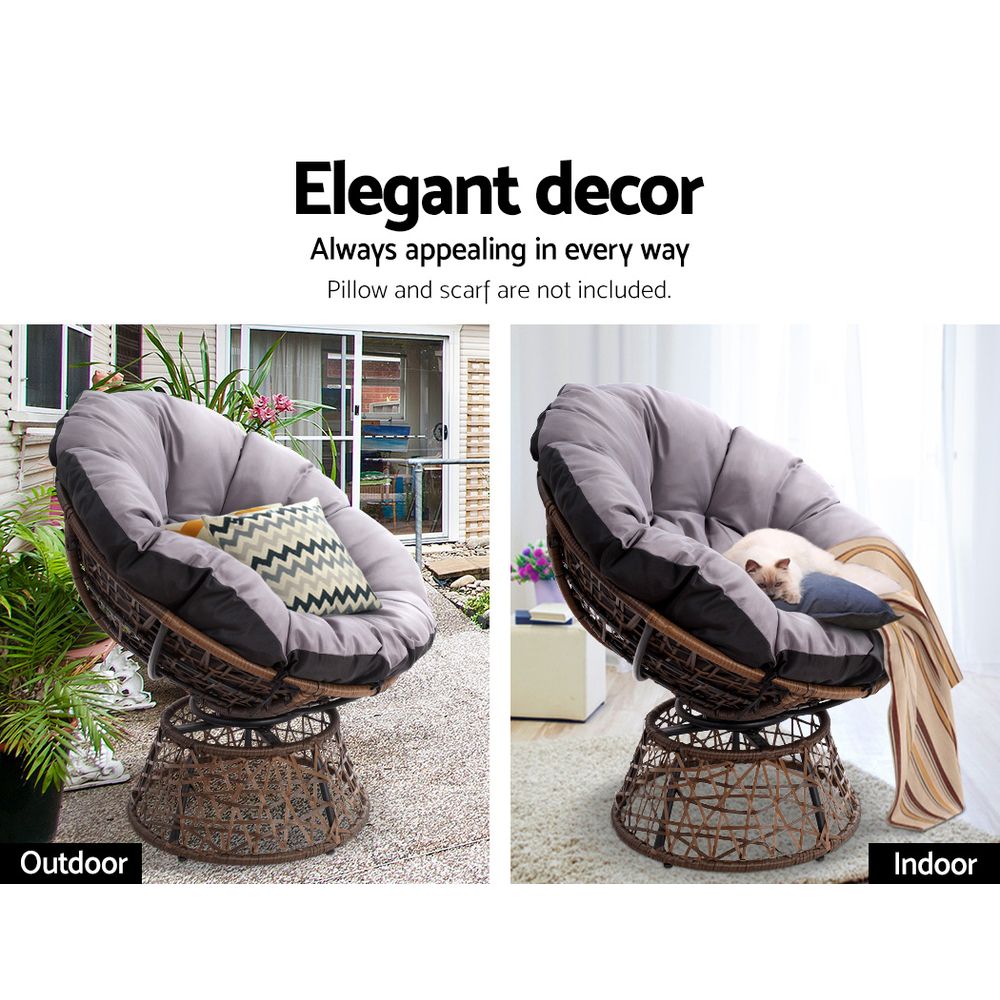 Papasan Chair - Brown - image6