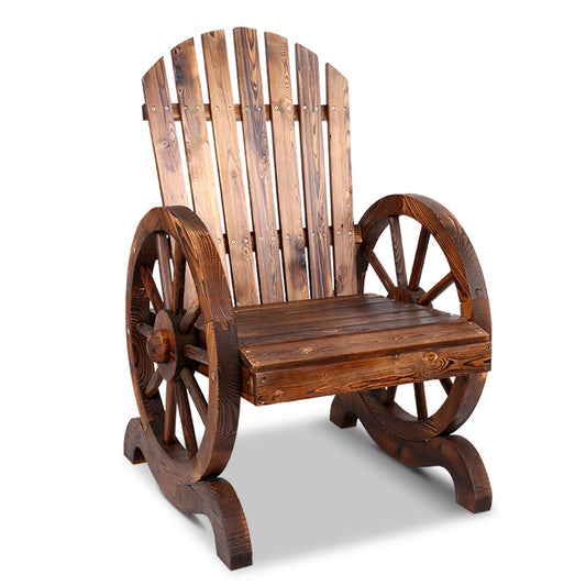 Wooden Wagon Chair Outdoor - image1