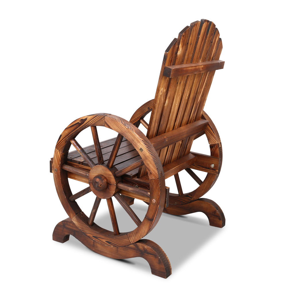 Wooden Wagon Chair Outdoor - image5