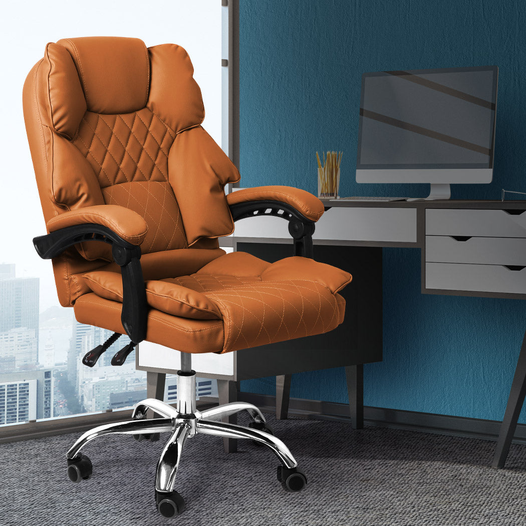 Gaming Chair Office Computer Seat Racing PU Leather Executive Recliner - image7