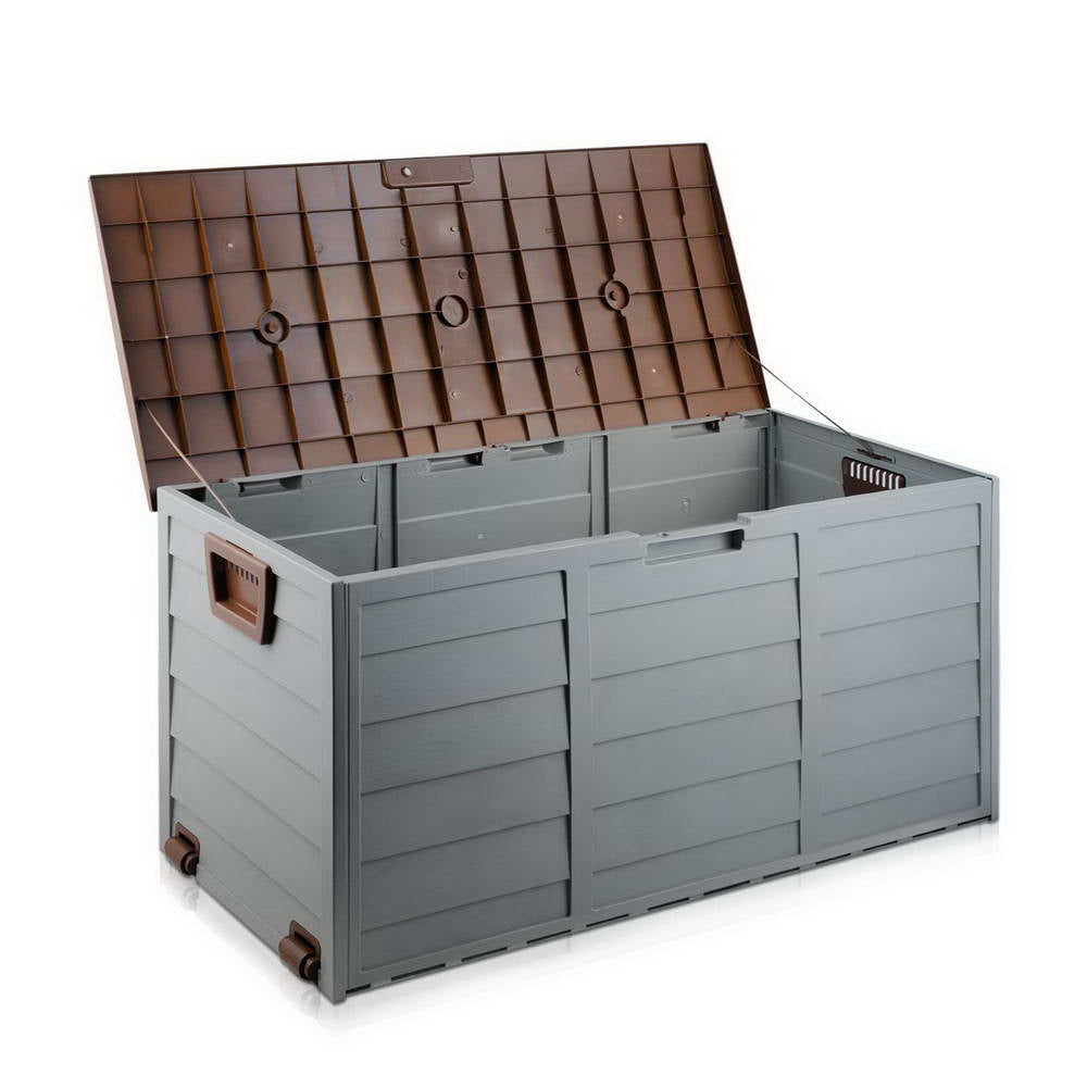 290L Outdoor Storage Box - Brown - image3