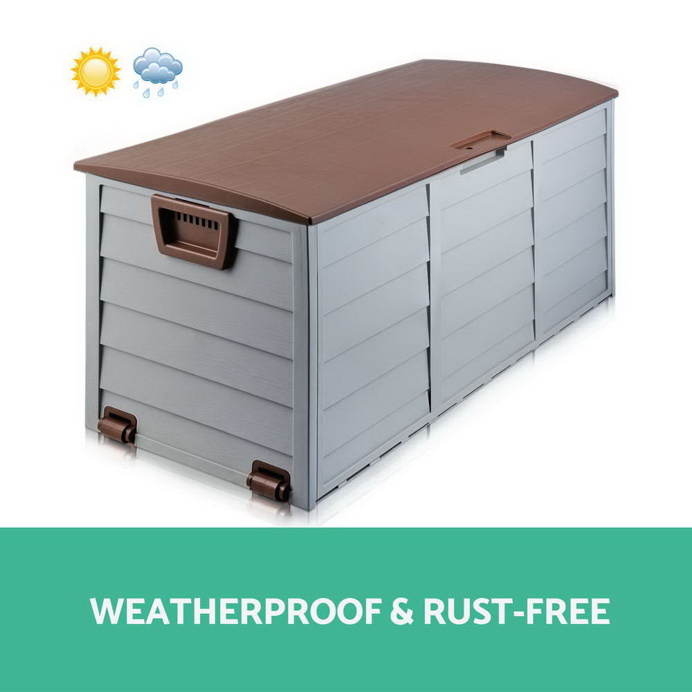 290L Outdoor Storage Box - Brown - image6