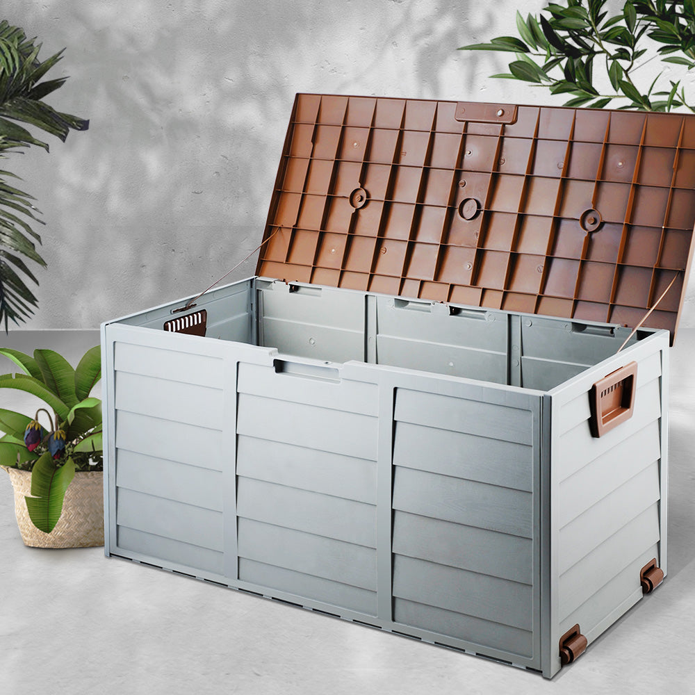 290L Outdoor Storage Box - Brown - image7