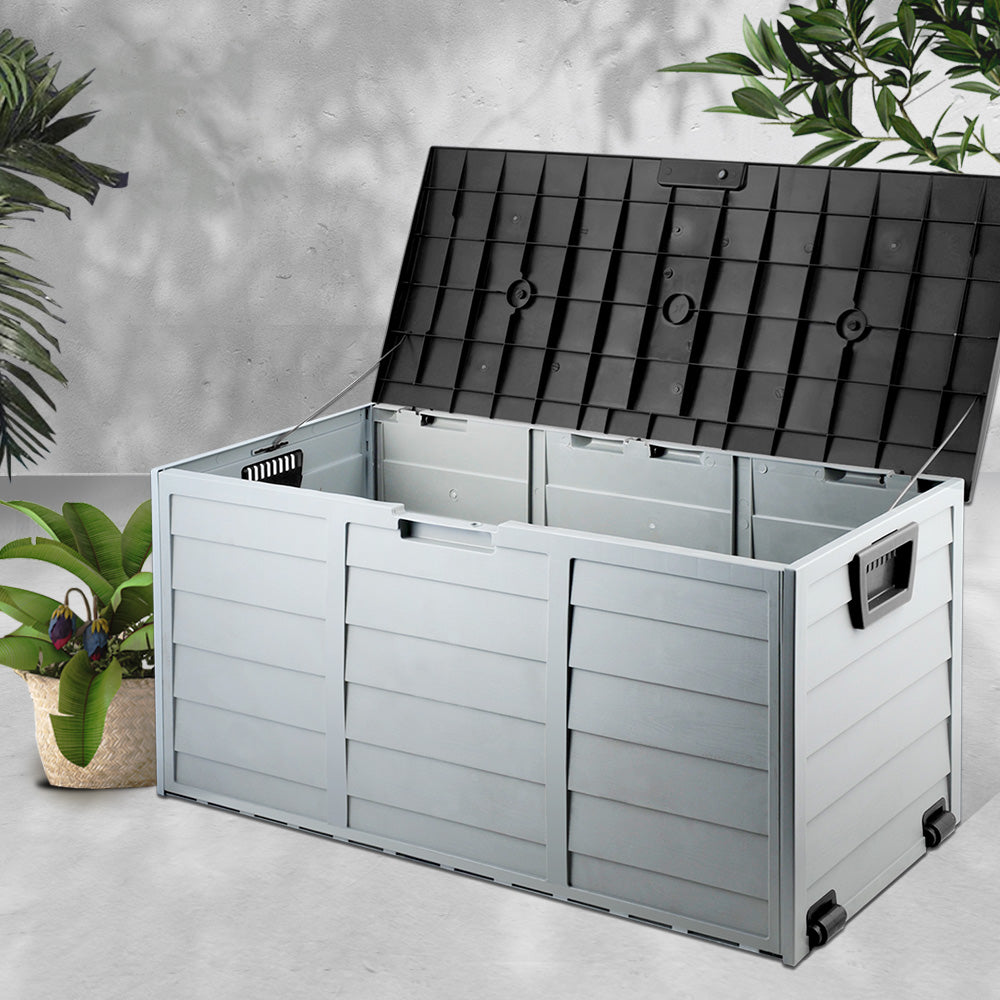 290L Outdoor Storage Box - Black - image7