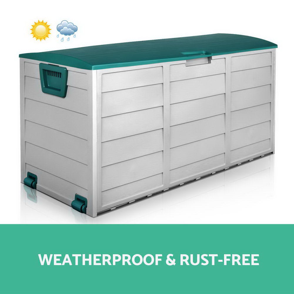 290L Outdoor Storage Box - Green - image6