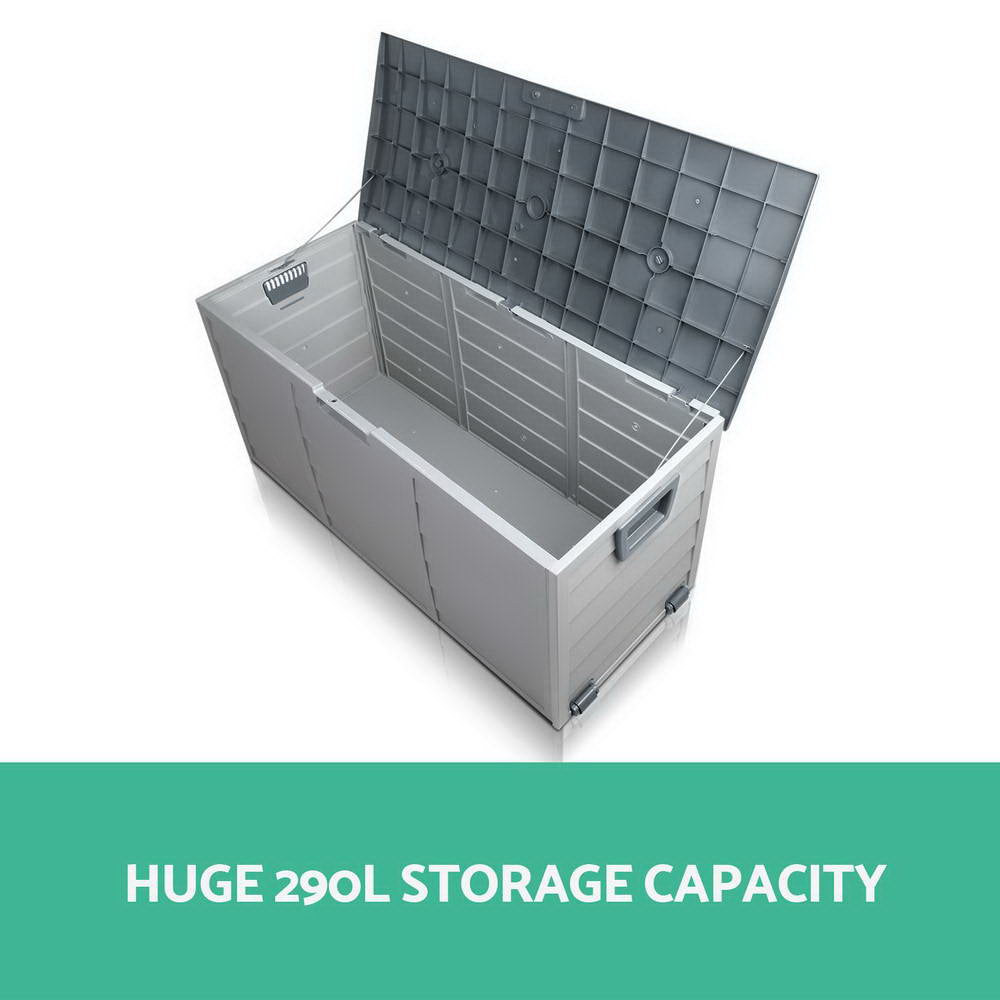 290L Outdoor Storage Box - Grey - image5