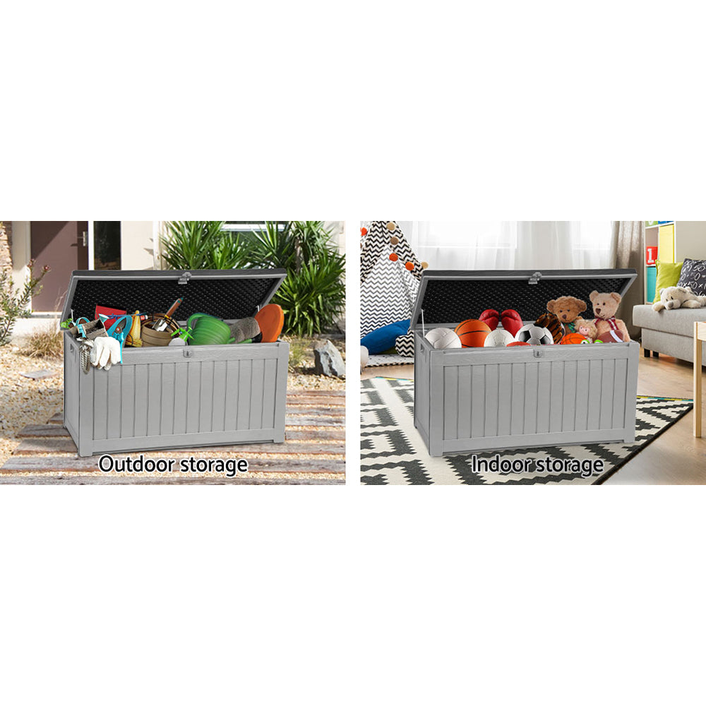 Outdoor Storage Box Bench Seat 190L - image5