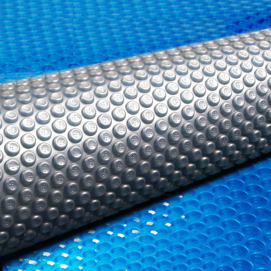 10.5M X 4.2M Solar Swimming Pool Cover - Blue - image1