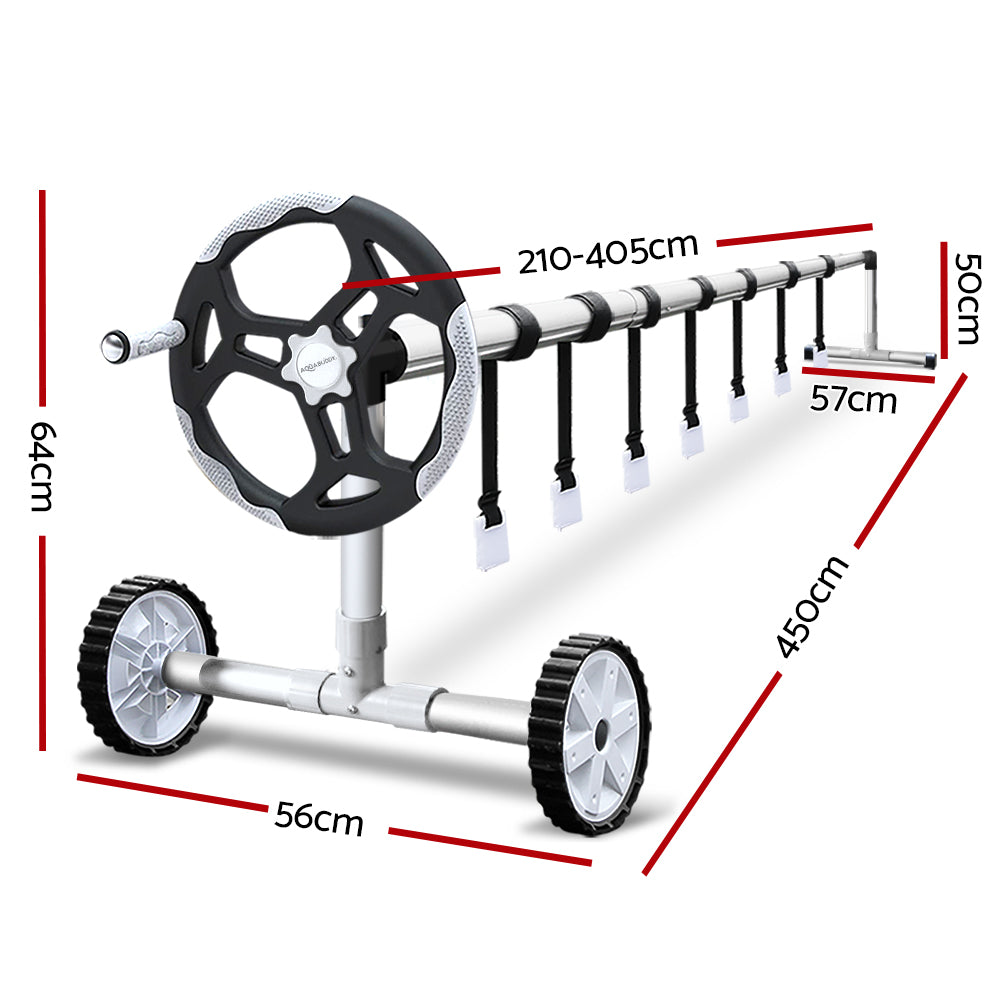 Swimming Pool Cover Roller Reel Adjustable Solar Thermal Blanket - image2