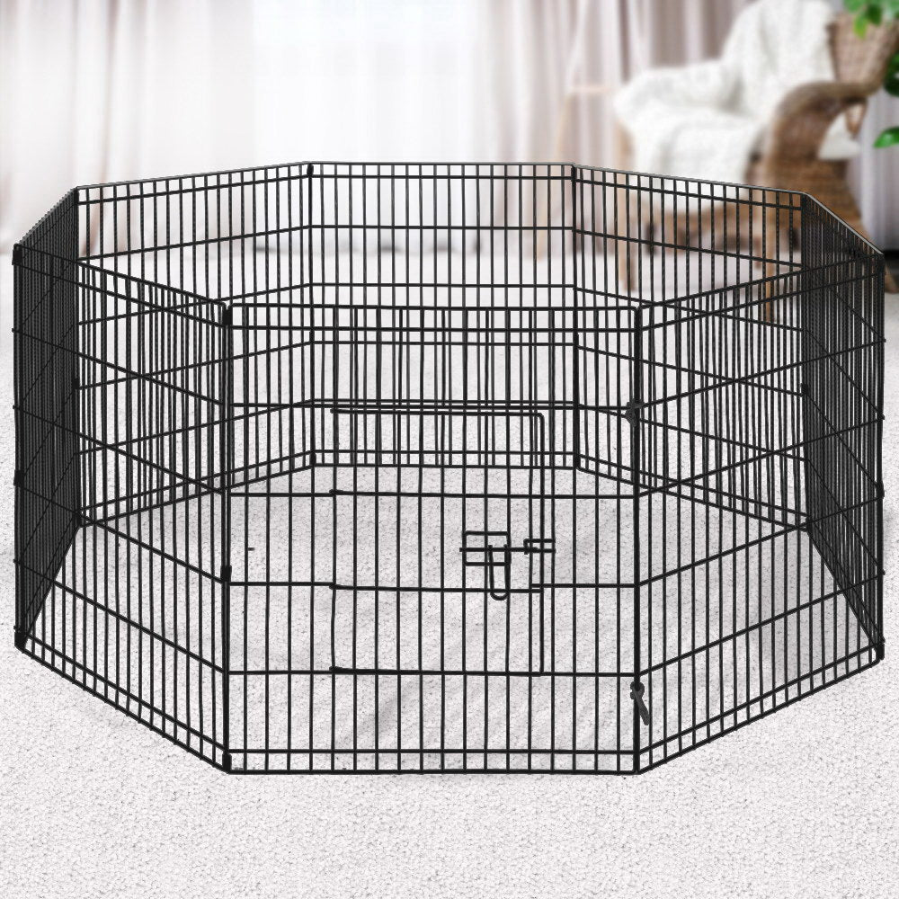 2X30" 8 Panel Pet Dog Playpen Puppy Exercise Cage Enclosure Fence Play Pen - image7