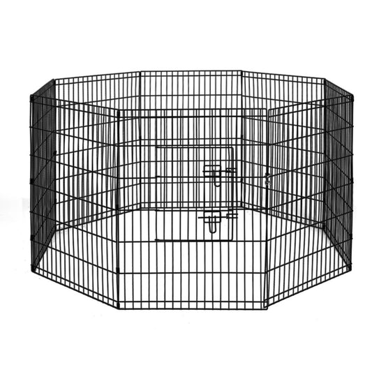 2X36" 8 Panel Pet Dog Playpen Puppy Exercise Cage Enclosure Fence Play Pen - image1