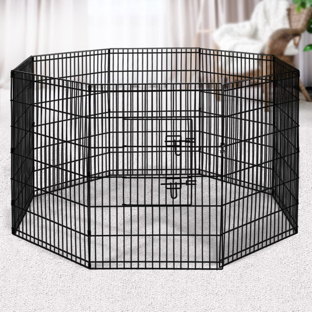 2X36" 8 Panel Pet Dog Playpen Puppy Exercise Cage Enclosure Fence Play Pen - image7