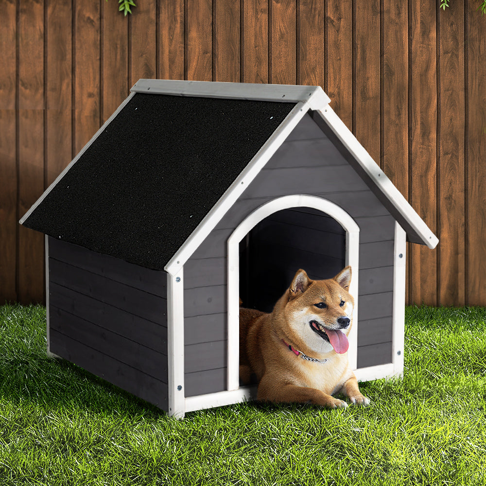 Dog Kennel Outdoor Wooden Indoor Puppy Pet House Weatherproof XL Large - image8