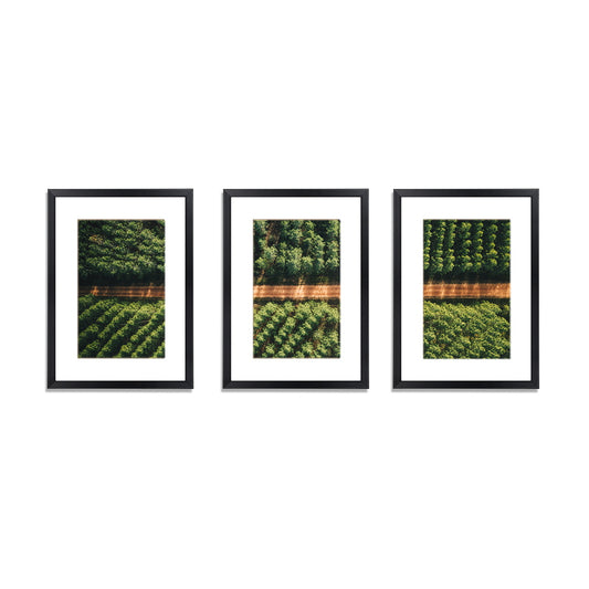 3 PCS Photo Frame Wall Set A3 Picture Home Decor Art Gift Present Black - image1