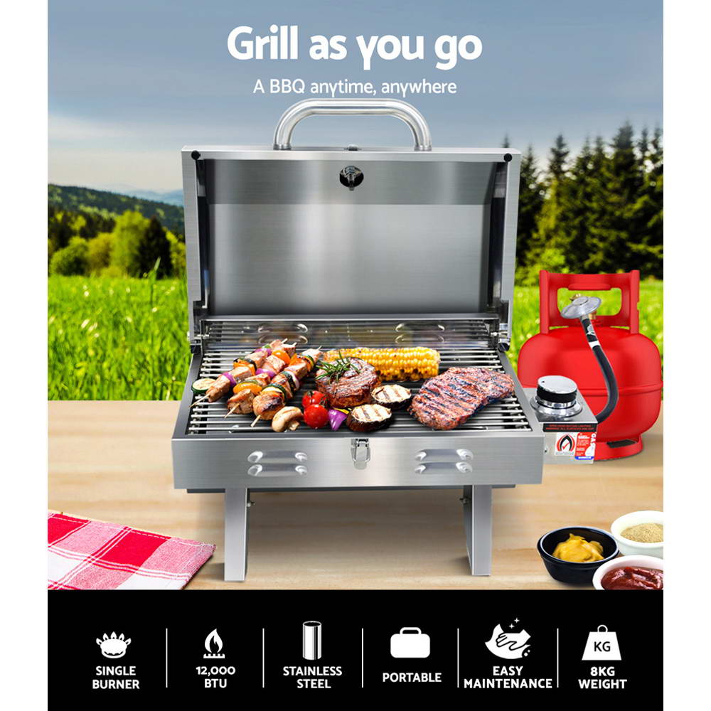 Grillz Portable Gas BBQ Grill Heater - image3