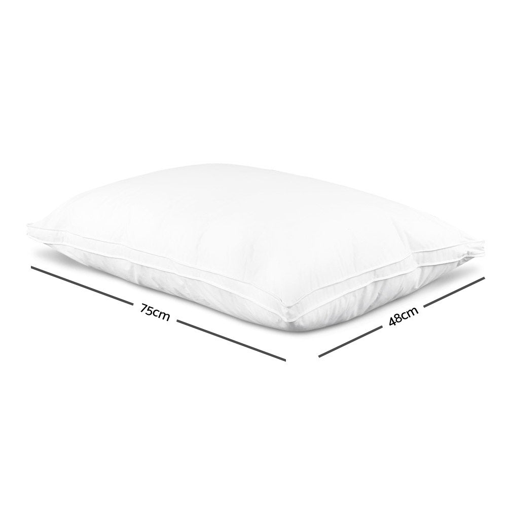 Bedding Duck Feather Down Twin Pack Pillow - image2