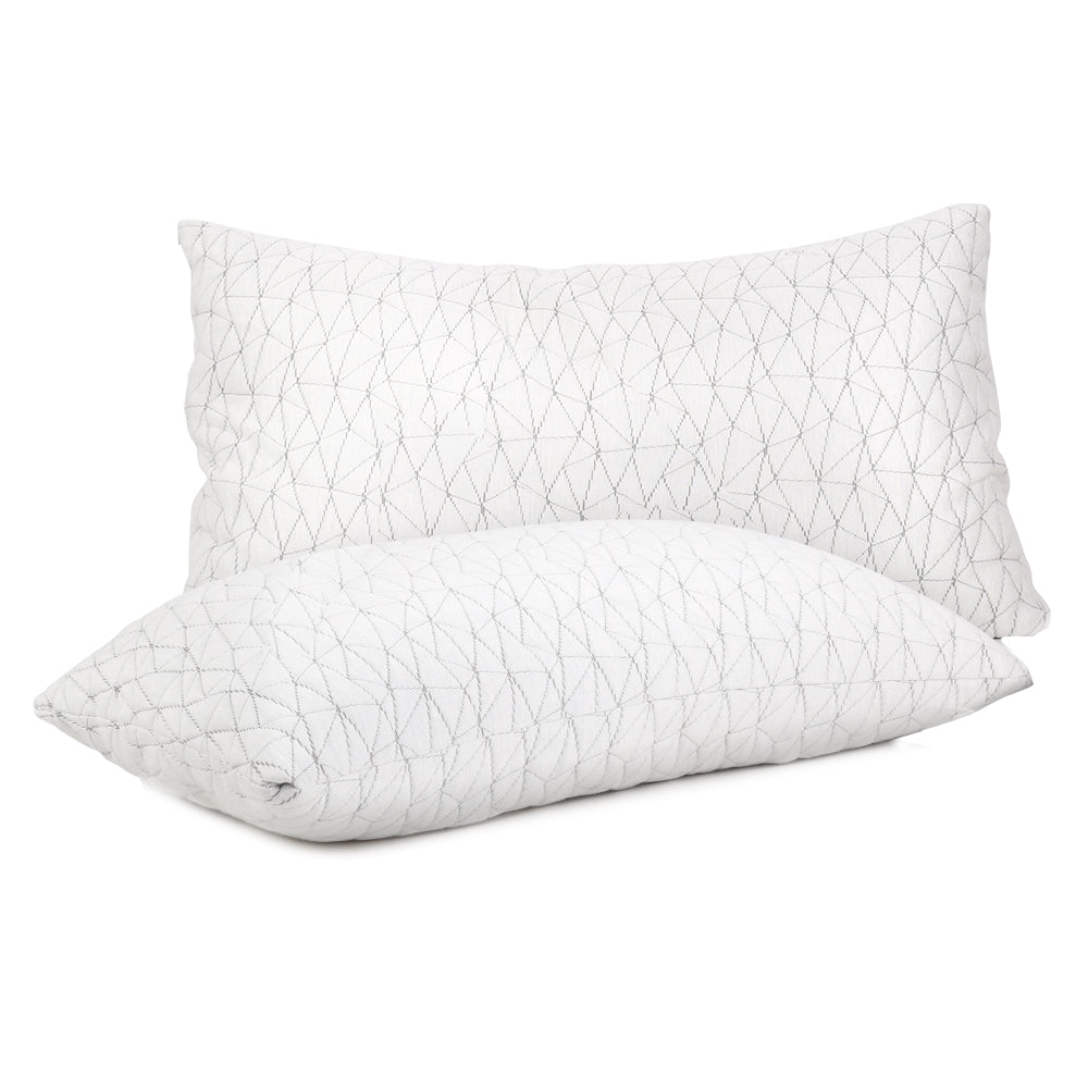 Bedding Set of 2 Rayon King Memory Foam Pillow - image3