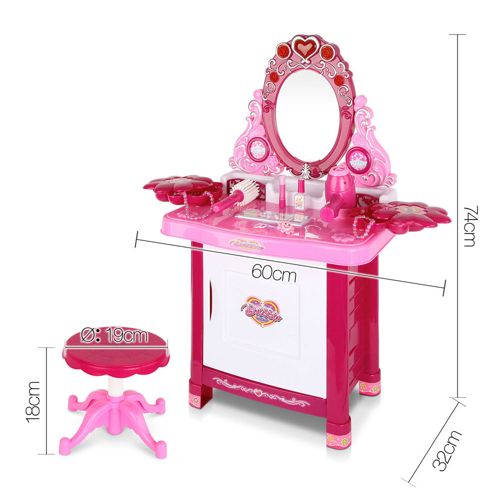 30 Piece Kids Dressing Table Set - Pink - image2