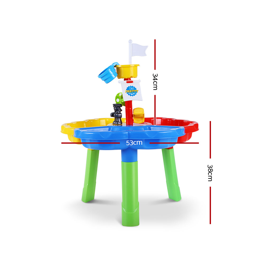 Kids Beach Sand and Water Sandpit Outdoor Table Childrens Bath Toys - image2