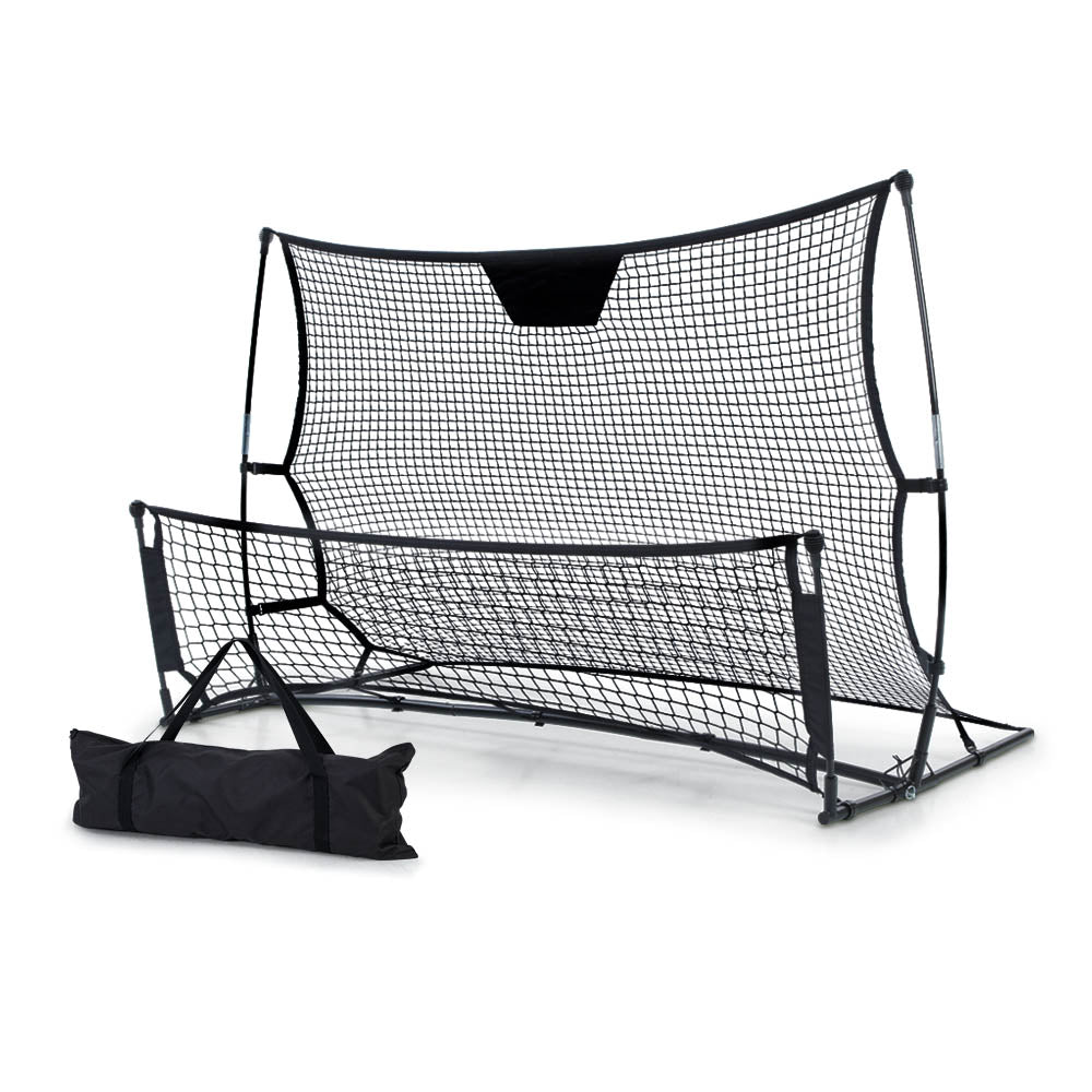 Portable Soccer Rebounder Net Volley Training Football Goal Pass Trainer - image1